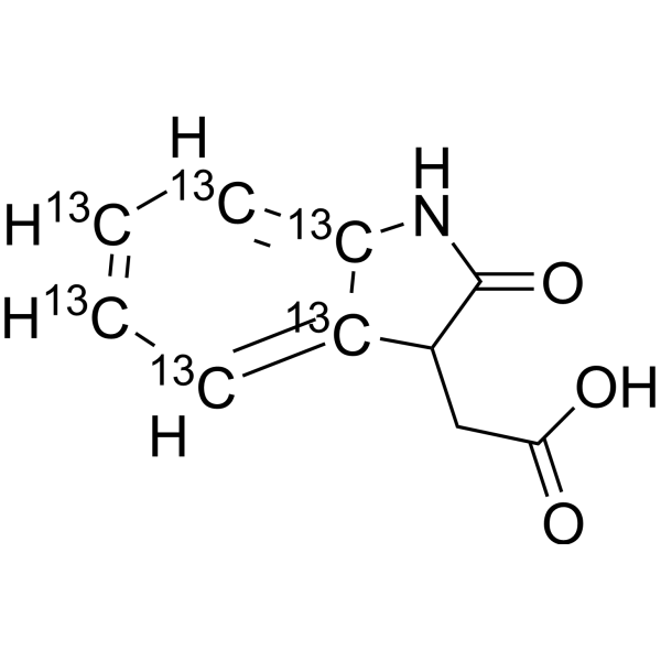 Oxindole-3-acetic acid-13C6 2724918-56-1